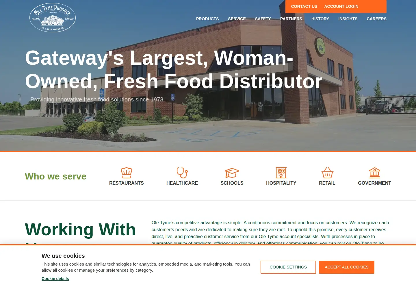 Screenshot of oletyme.com