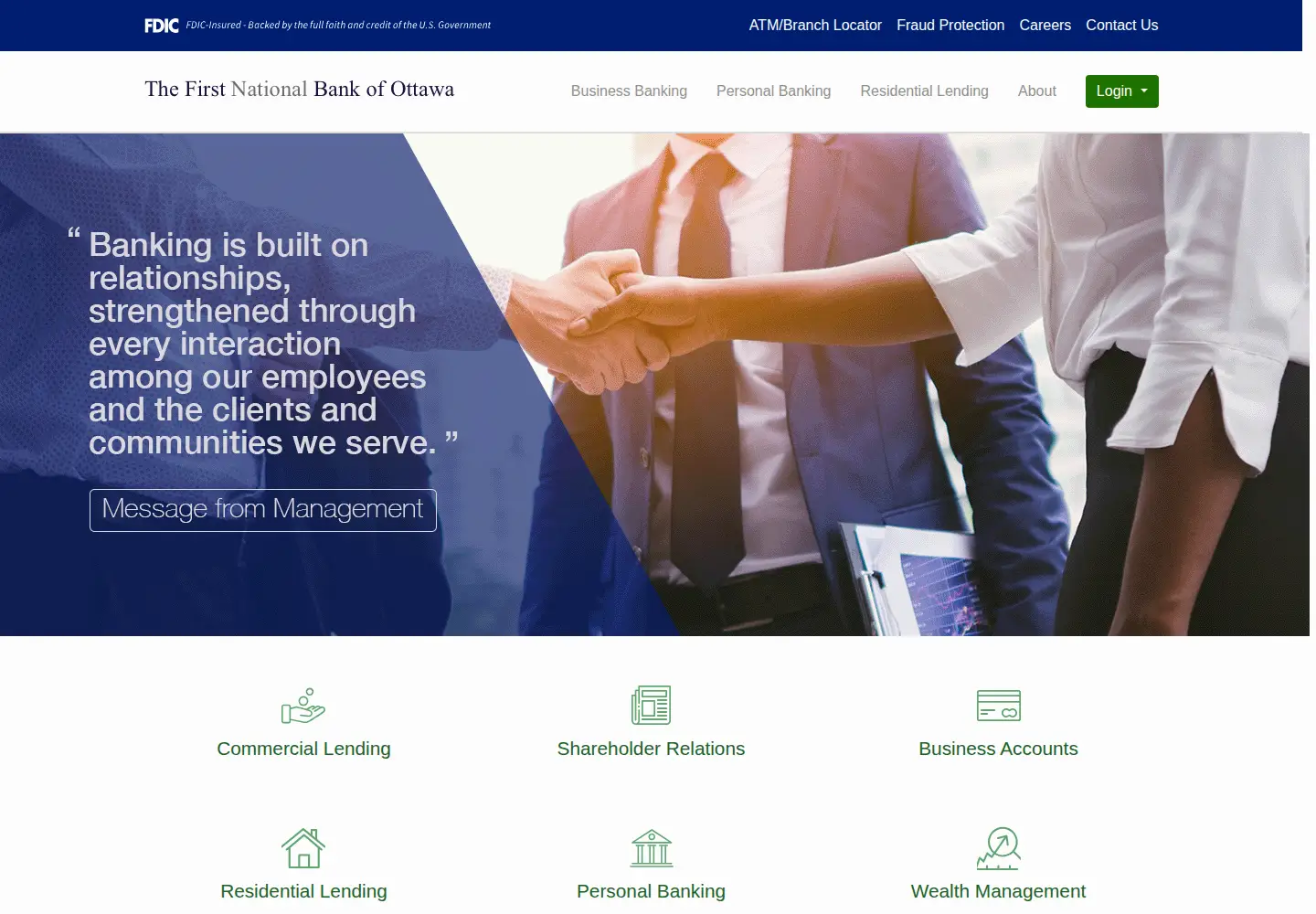 Screenshot of firstottawa.com