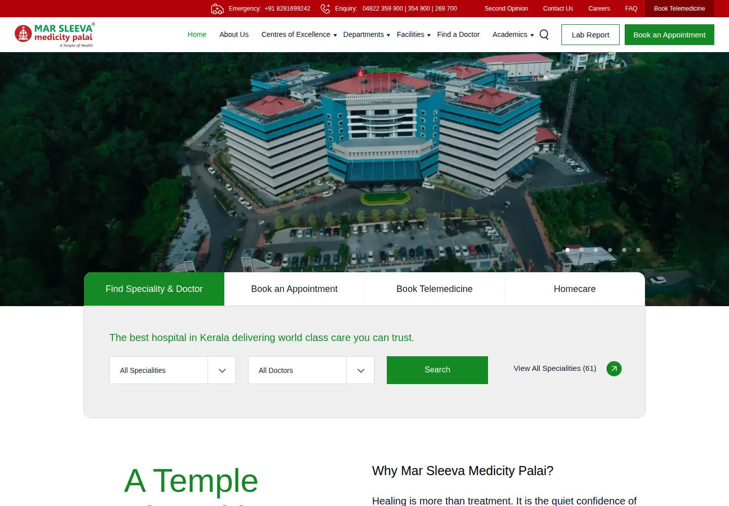 Screenshot of marsleevamedicity.com