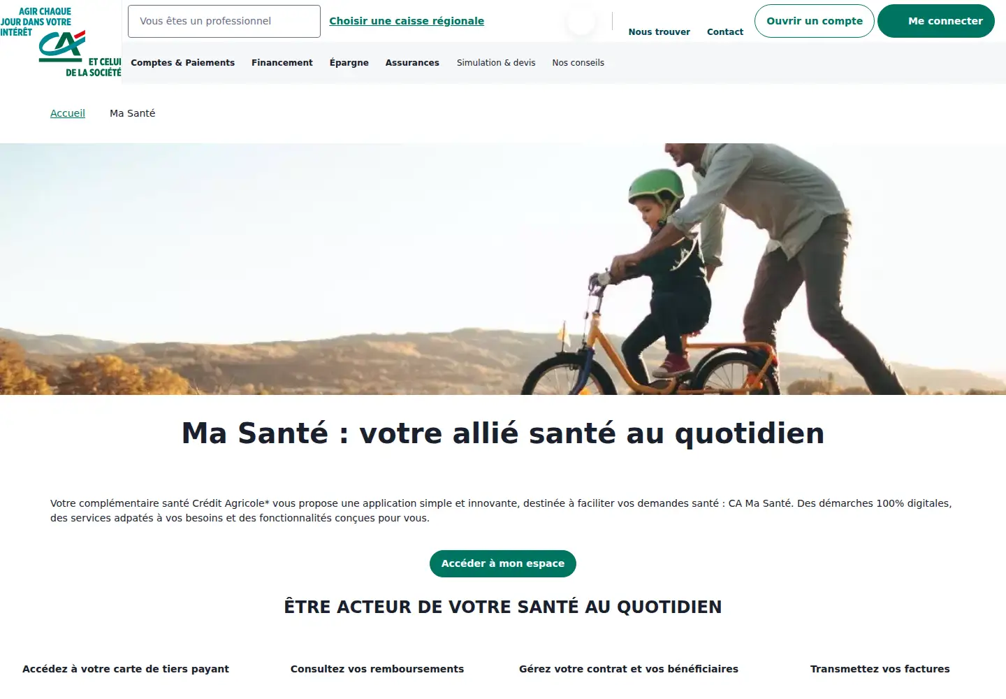 Screenshot of ca-masante.fr