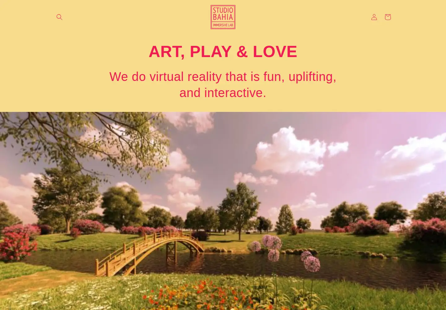 Screenshot of studiobahia.org