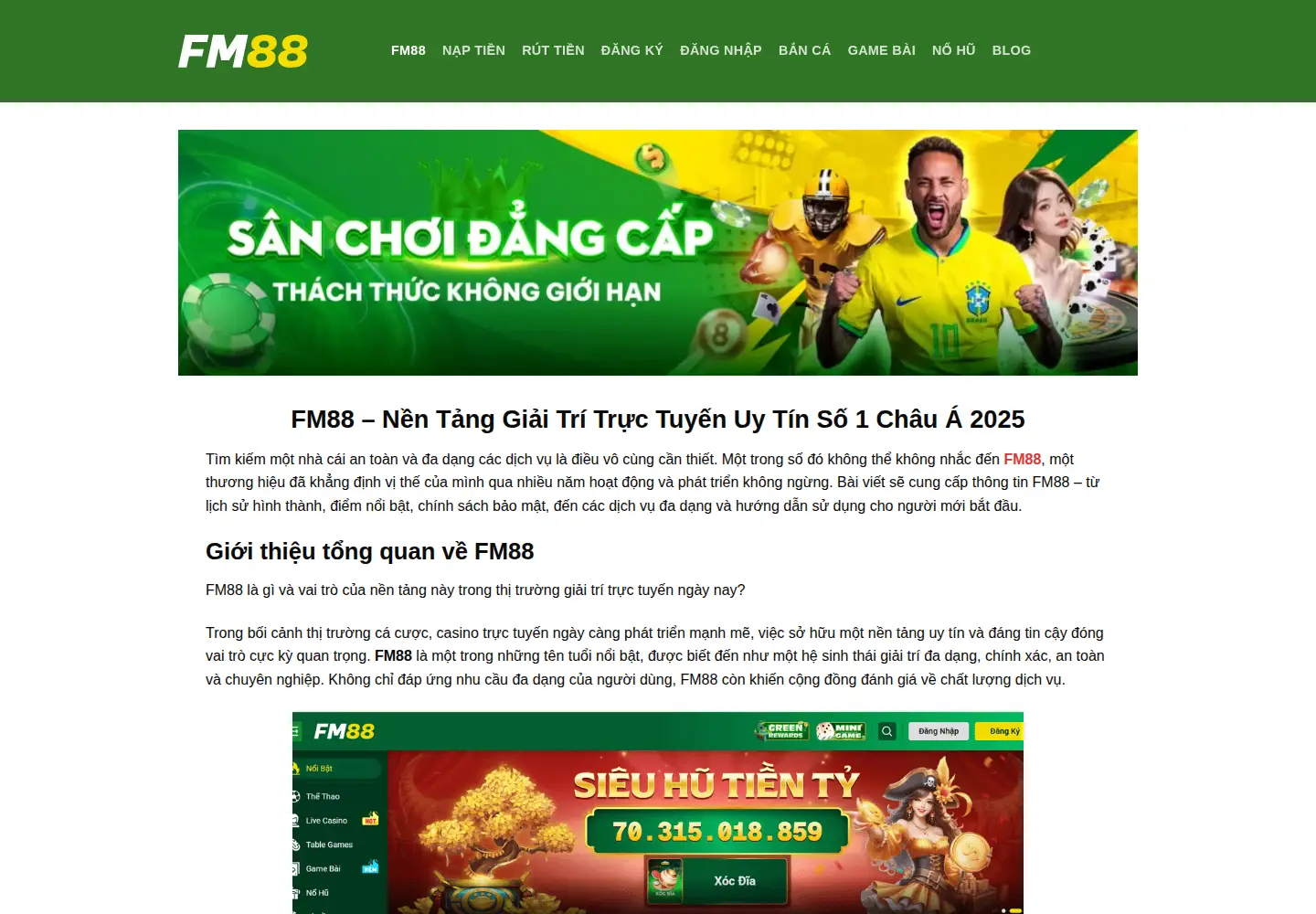 Screenshot of fm88.vision