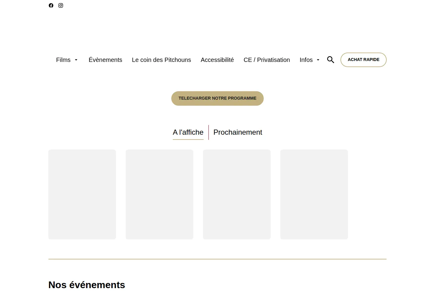 Screenshot of cinemalefelix.fr