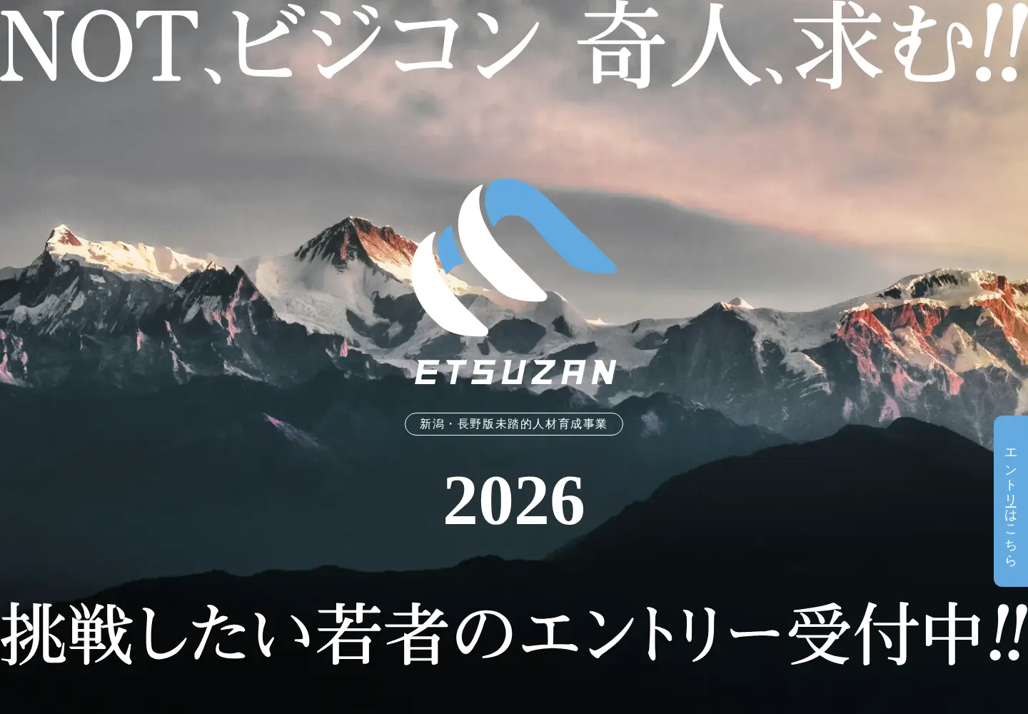 Screenshot of etsuzan.org