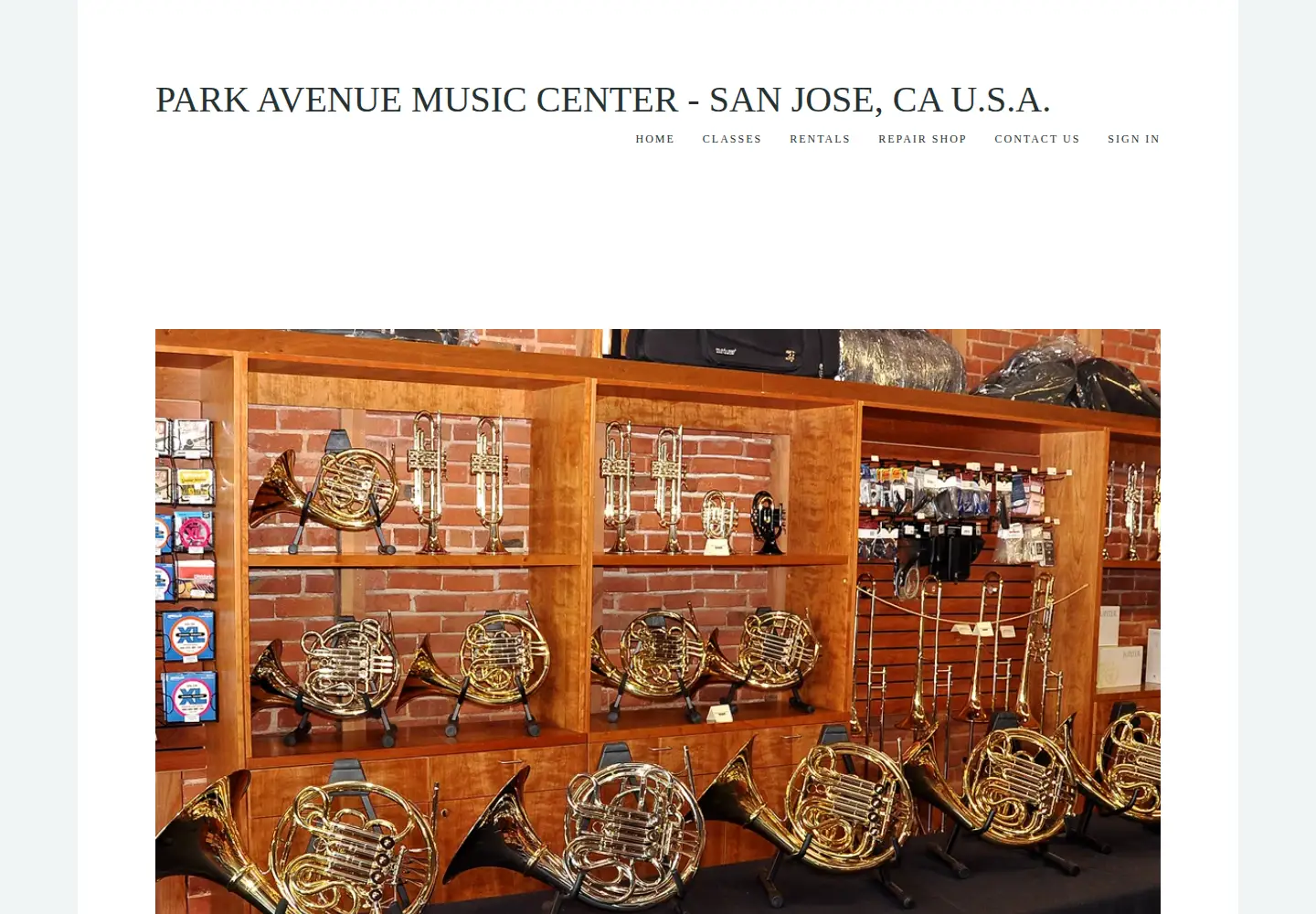 Screenshot of 1717parkmusic.com