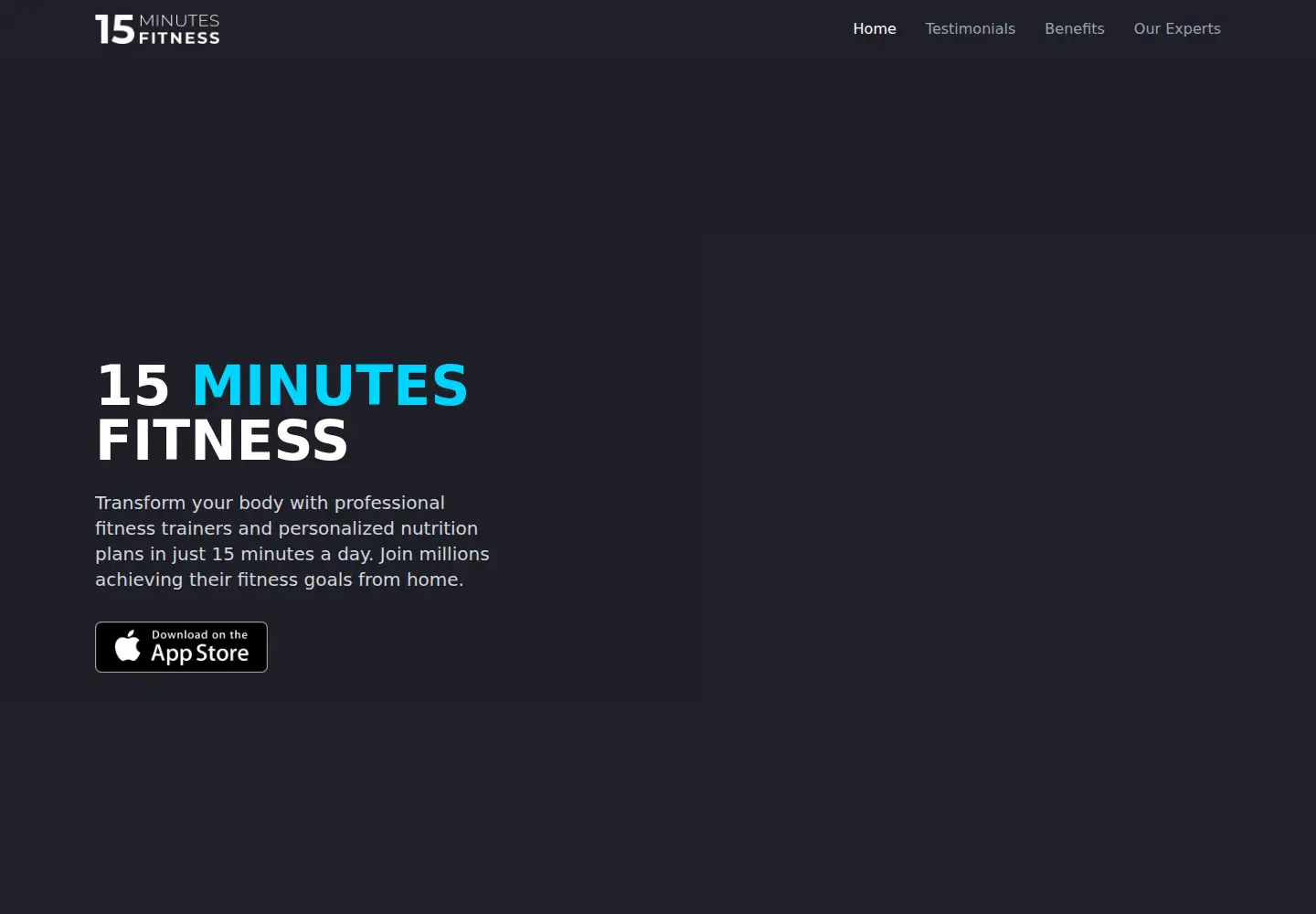 Screenshot of 15health.com