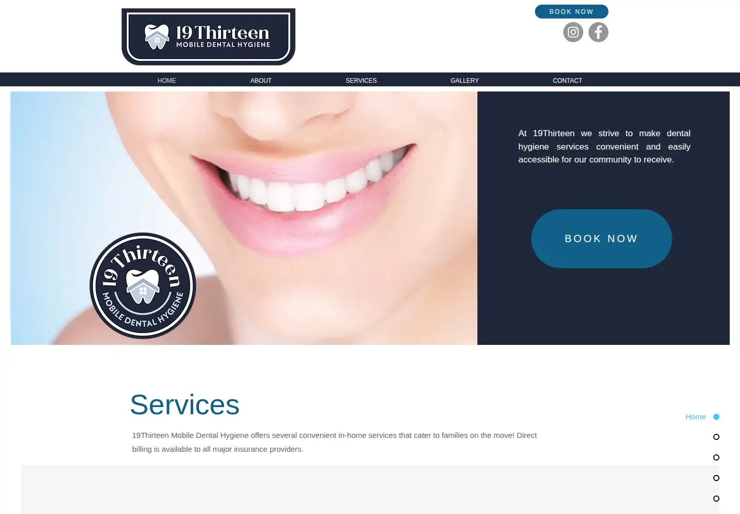 Screenshot of 19thirteen.com