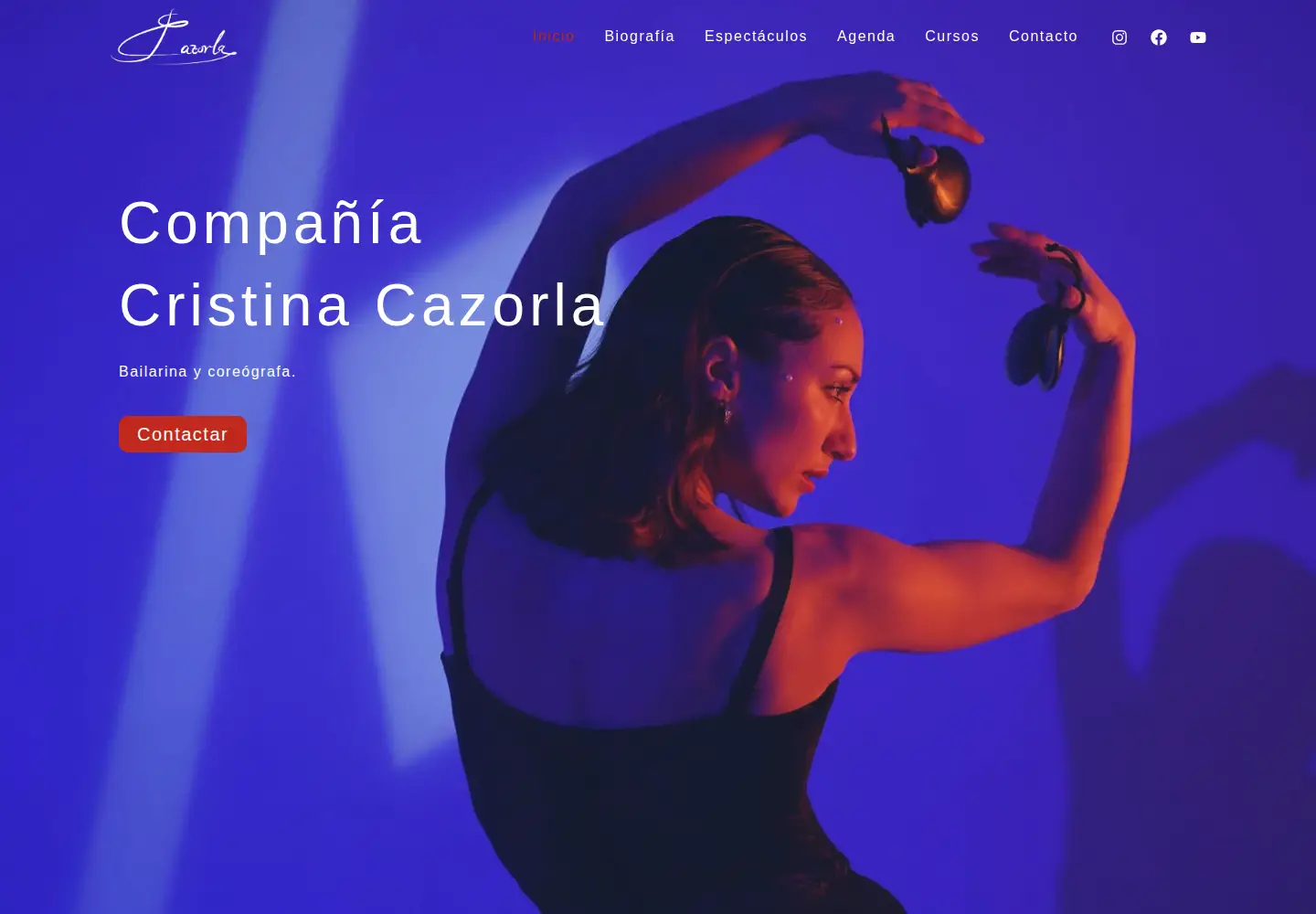 Screenshot of cristinacazorla.com