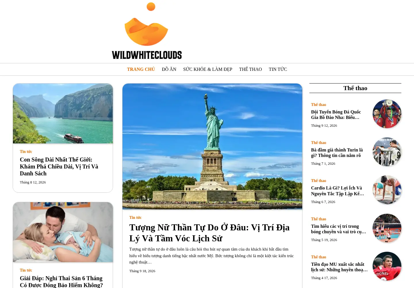 Captured homepage of wildwhiteclouds.org in the current scan