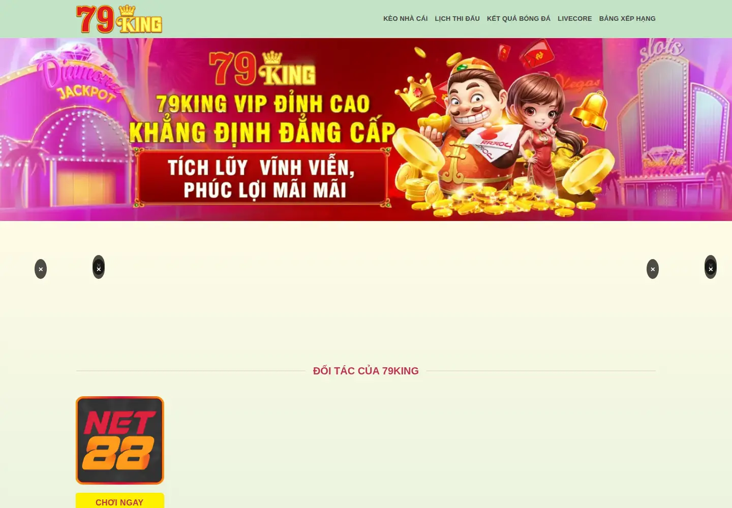 Captured homepage of 79kingvip.autos in the current scan