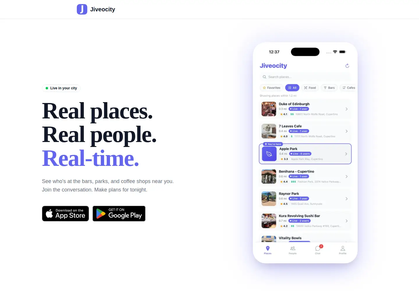 Screenshot of jiveocity.com