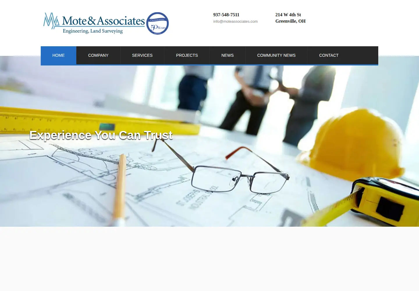 Screenshot of moteassociates.com