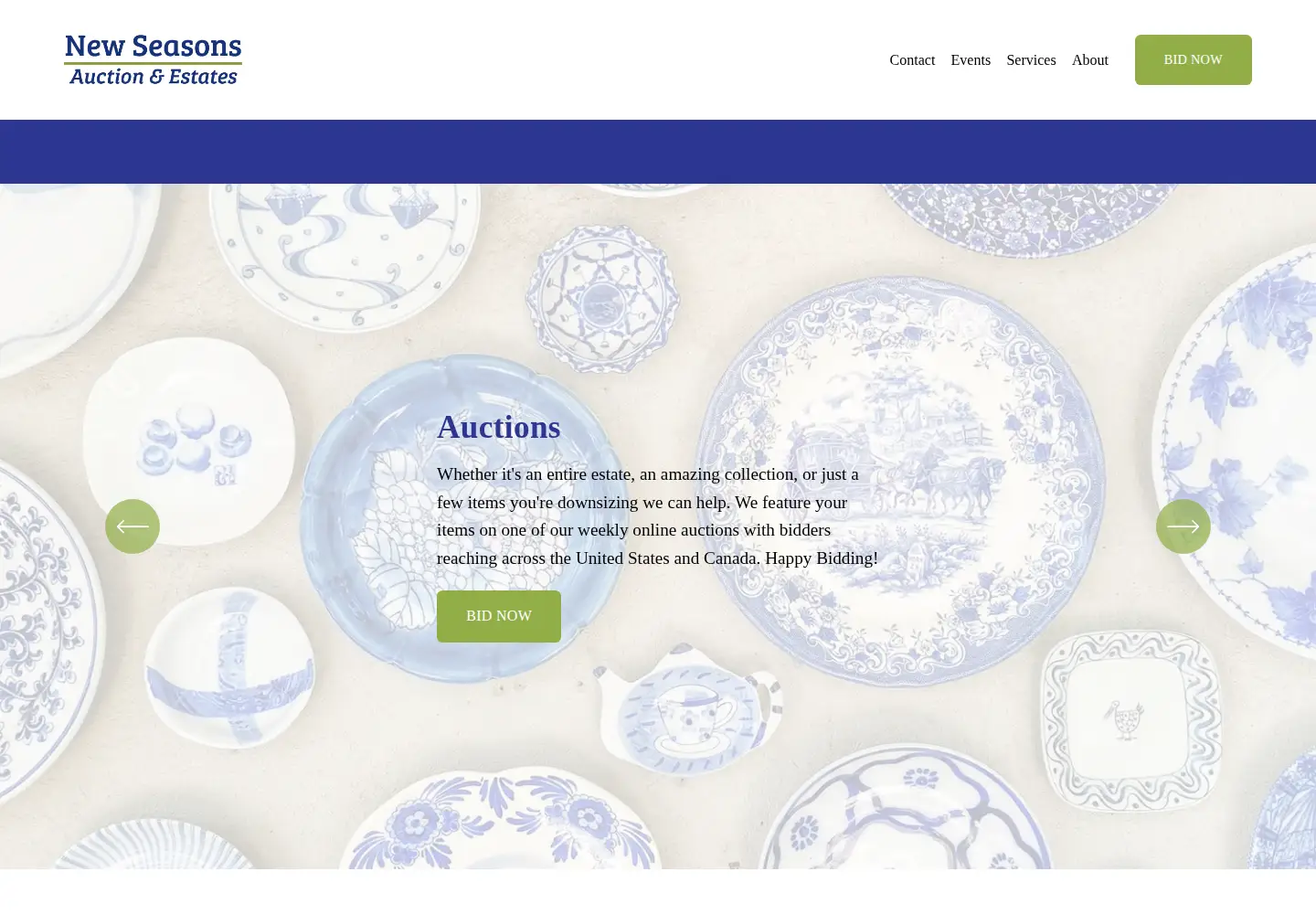 Screenshot of newseasonsestatesales.com