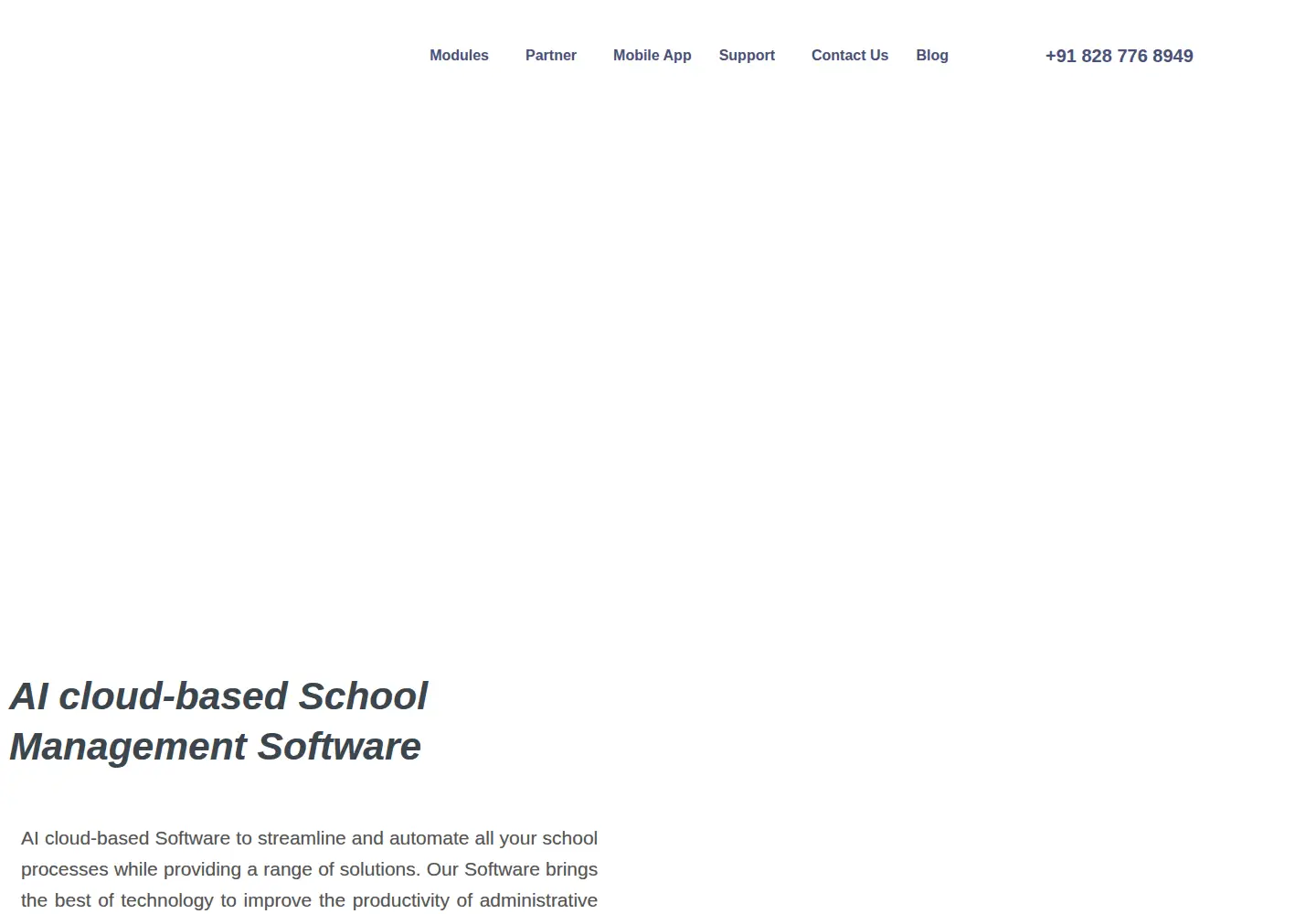Screenshot of skoolify.co.in