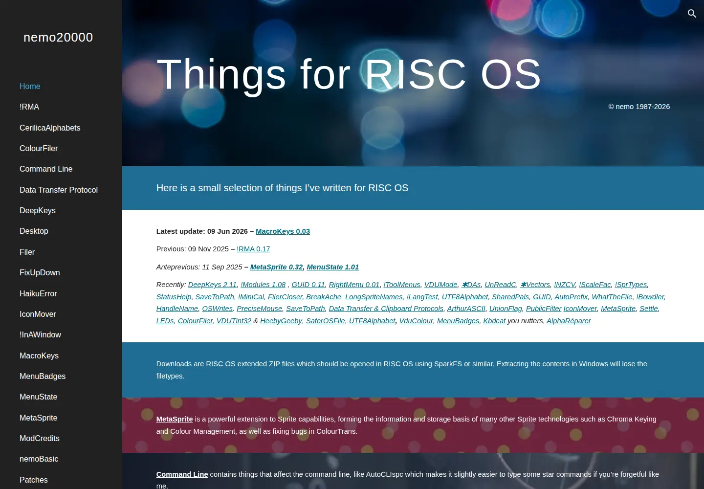 Screenshot of 20000.org