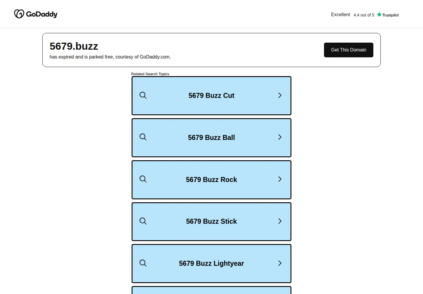 Screenshot of 5679.buzz