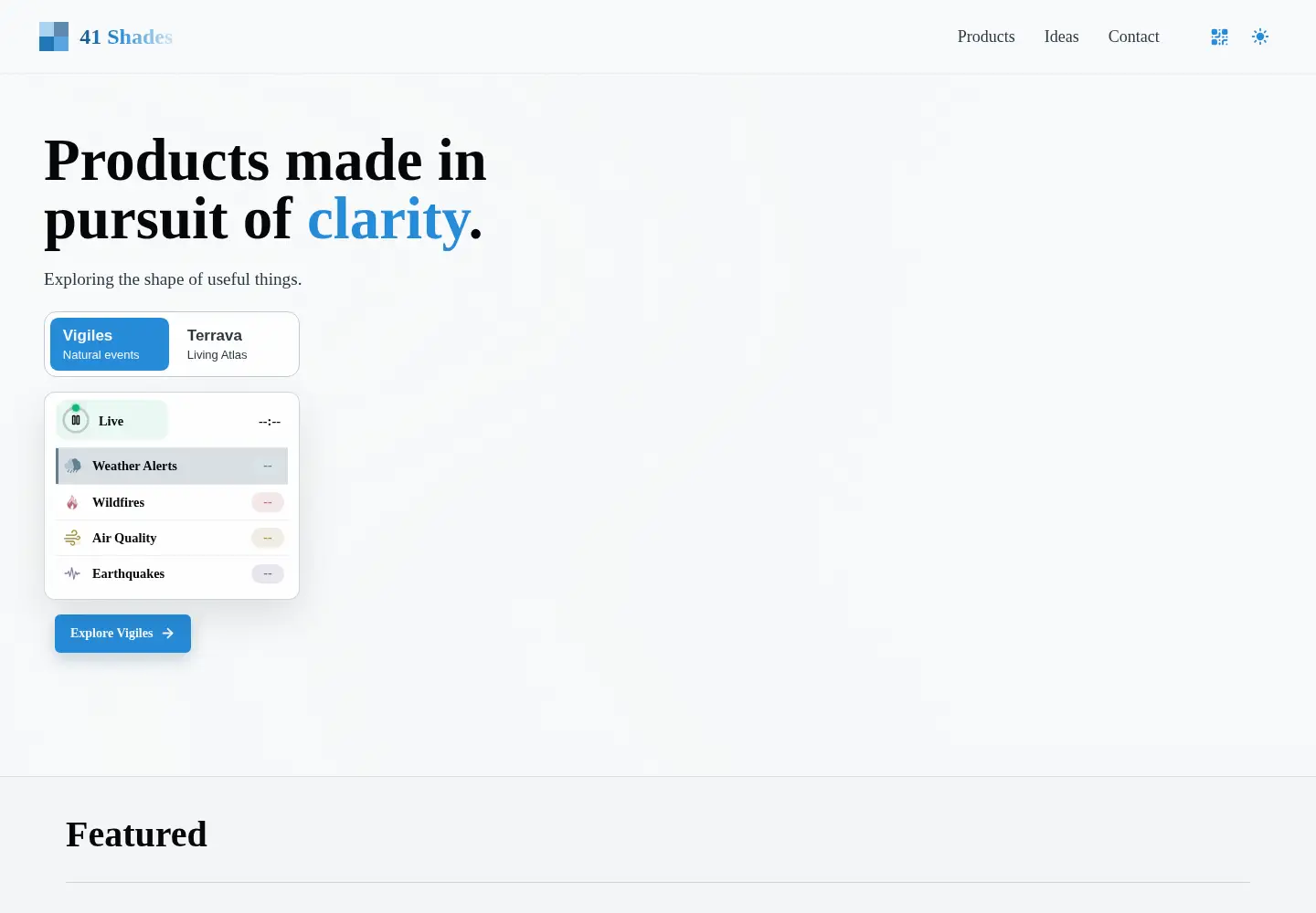 Screenshot of 41-shades.com