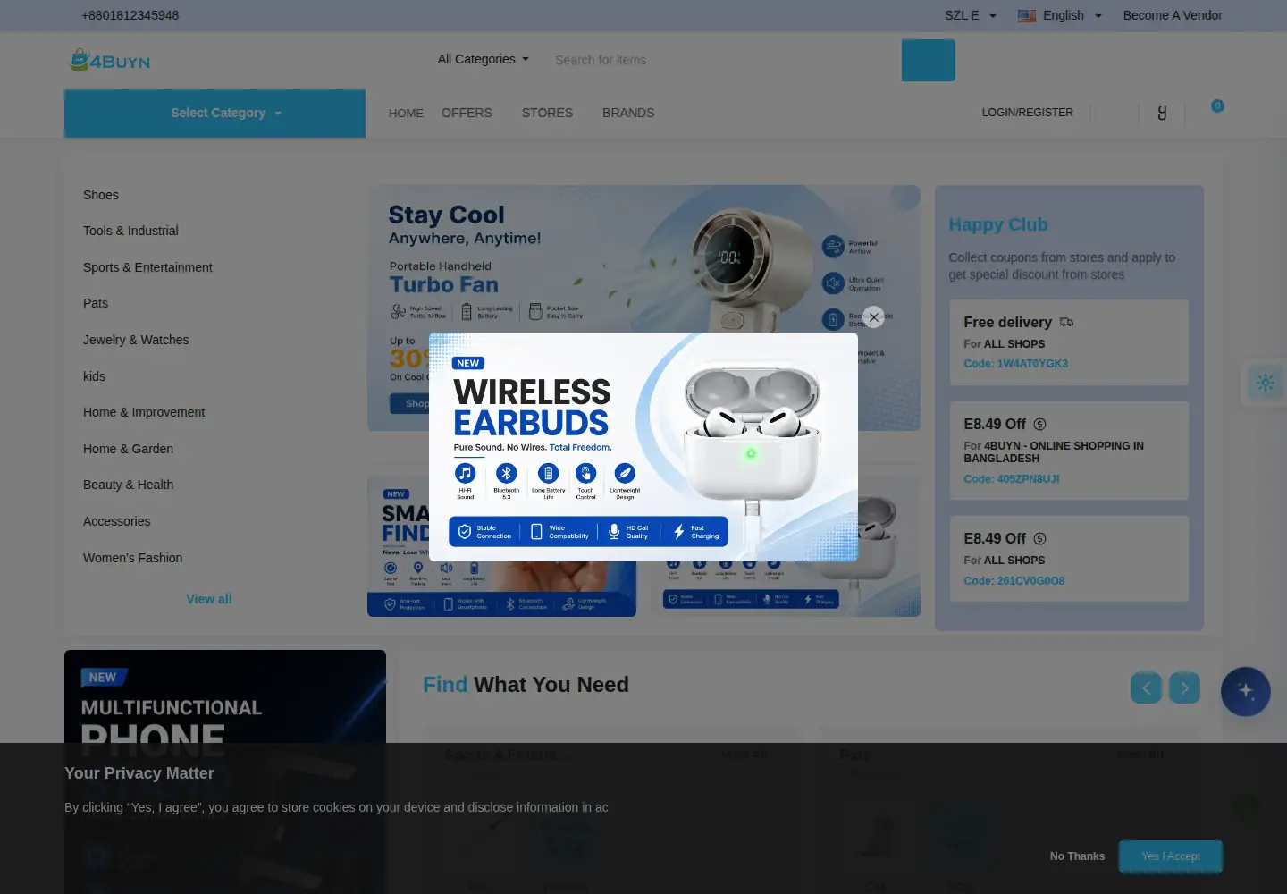 Screenshot of 4buyn.com