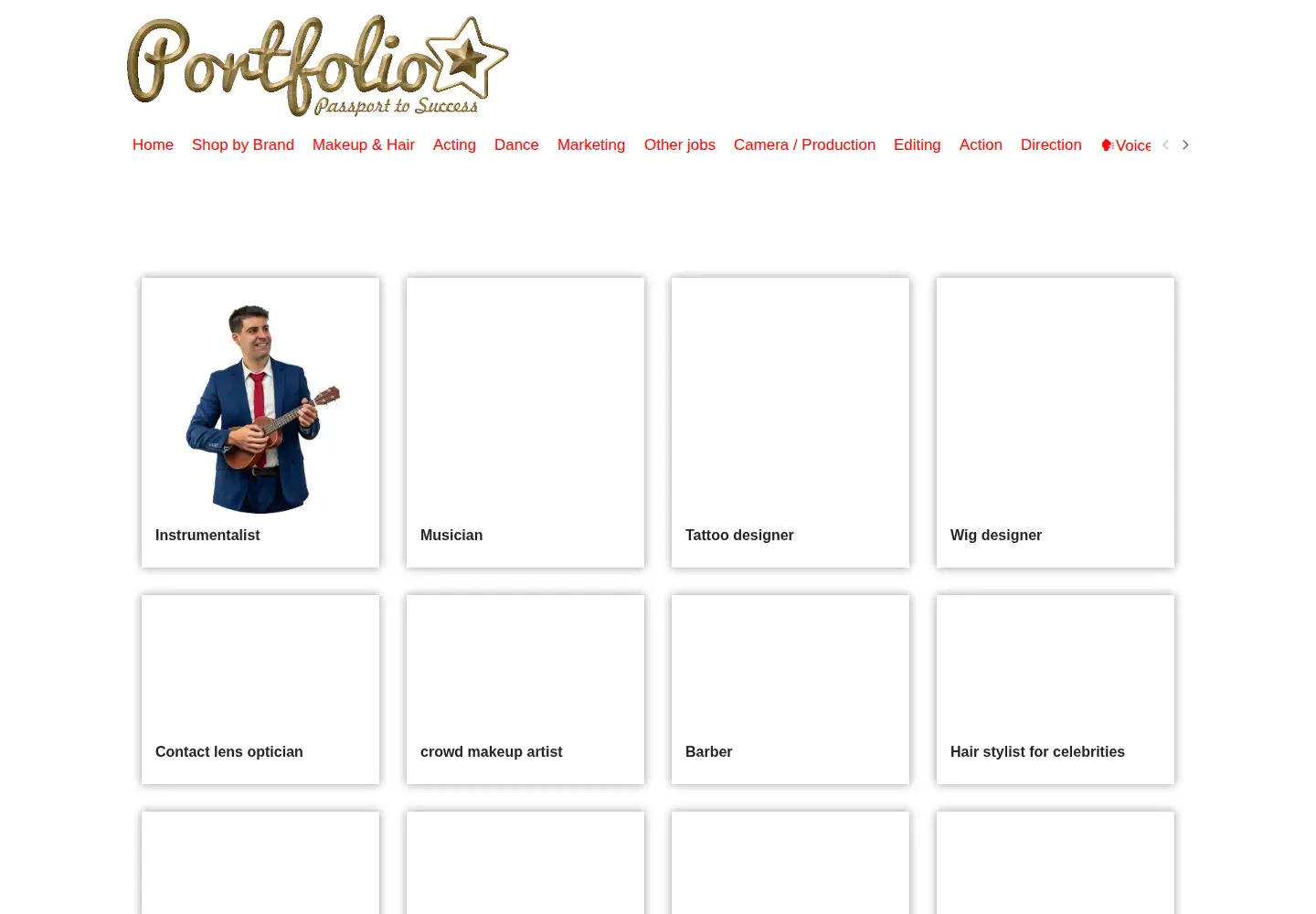 Screenshot of a2zportfolio.com