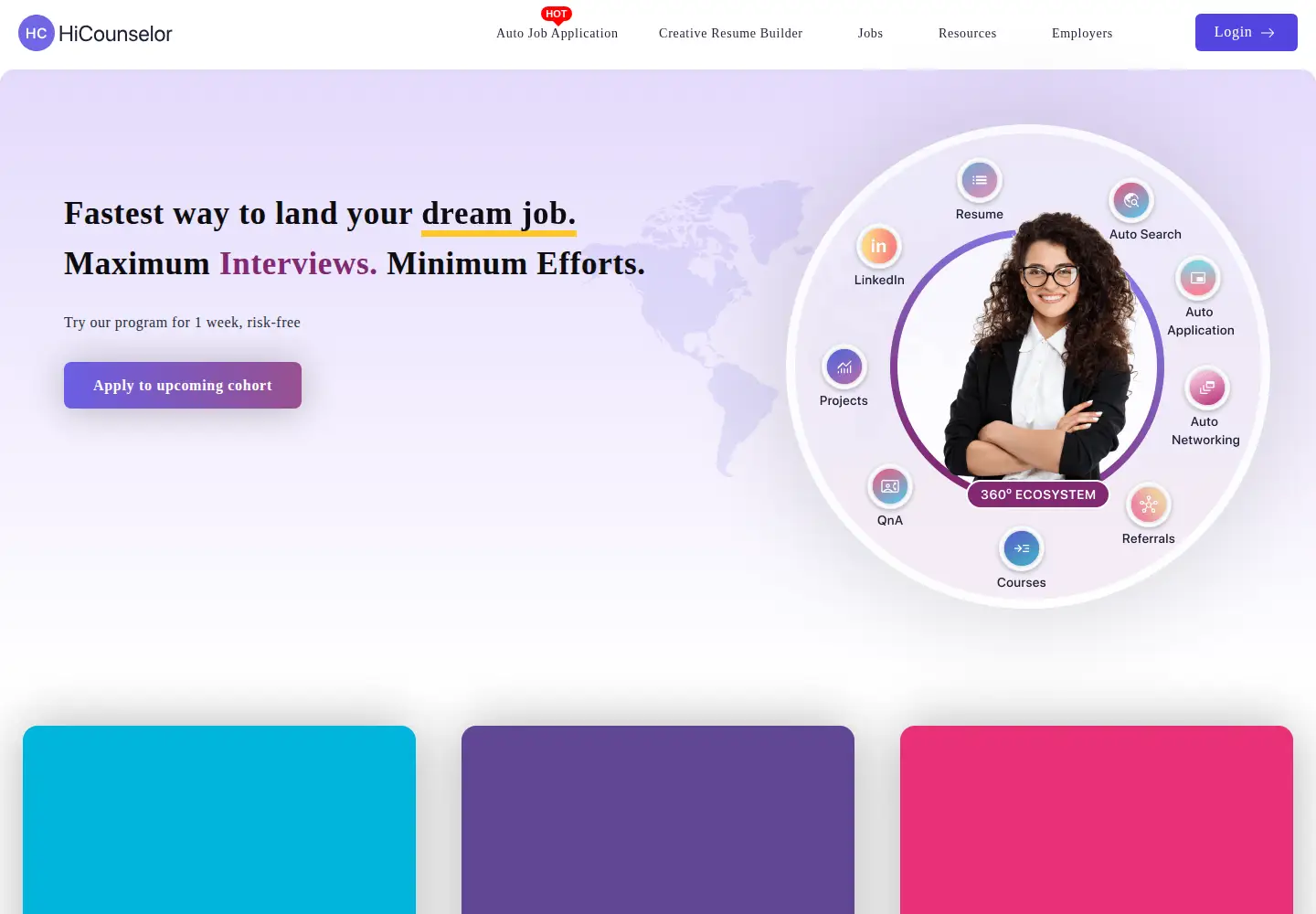 Screenshot of hicounselor.com