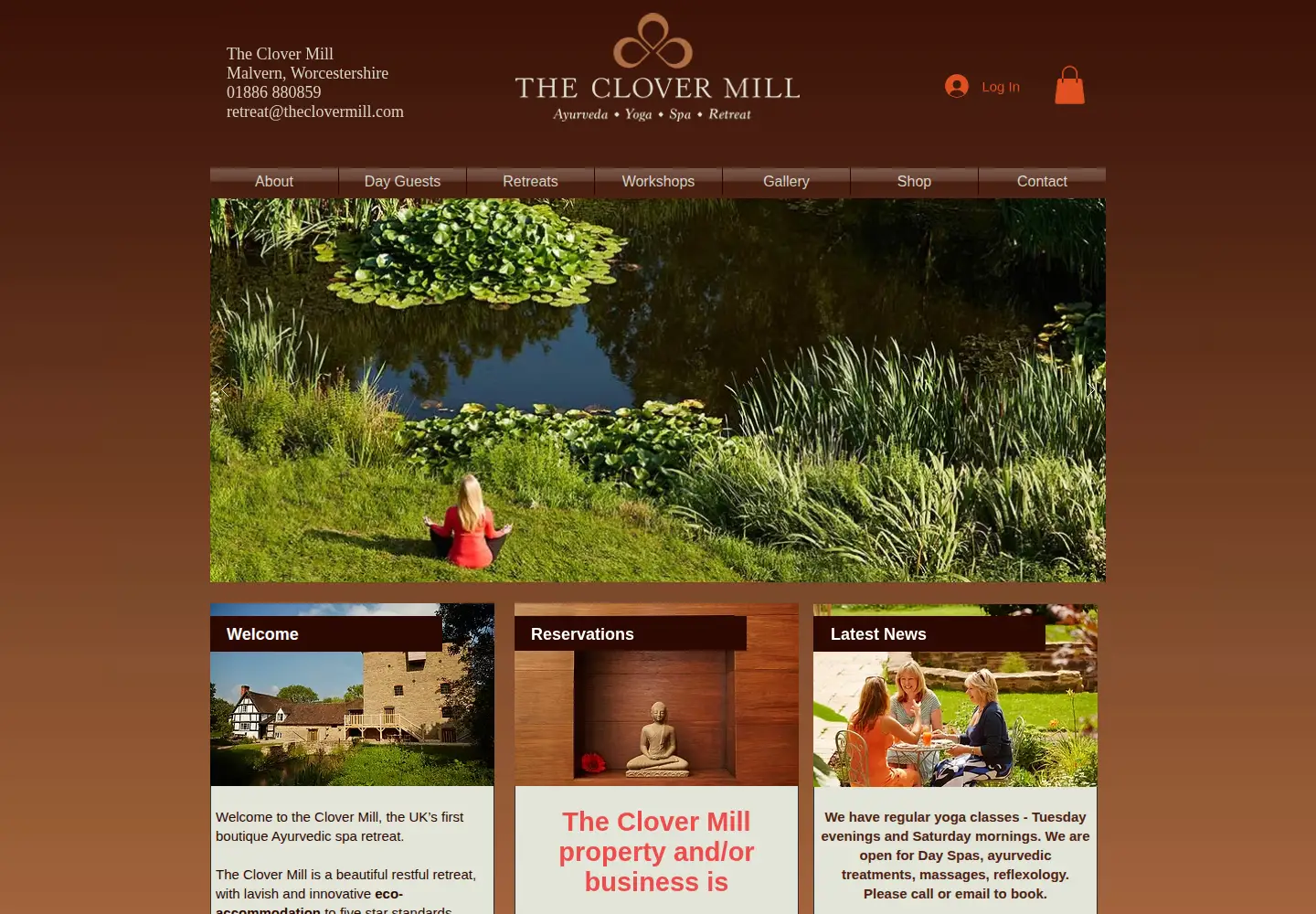Screenshot of theclovermill.com