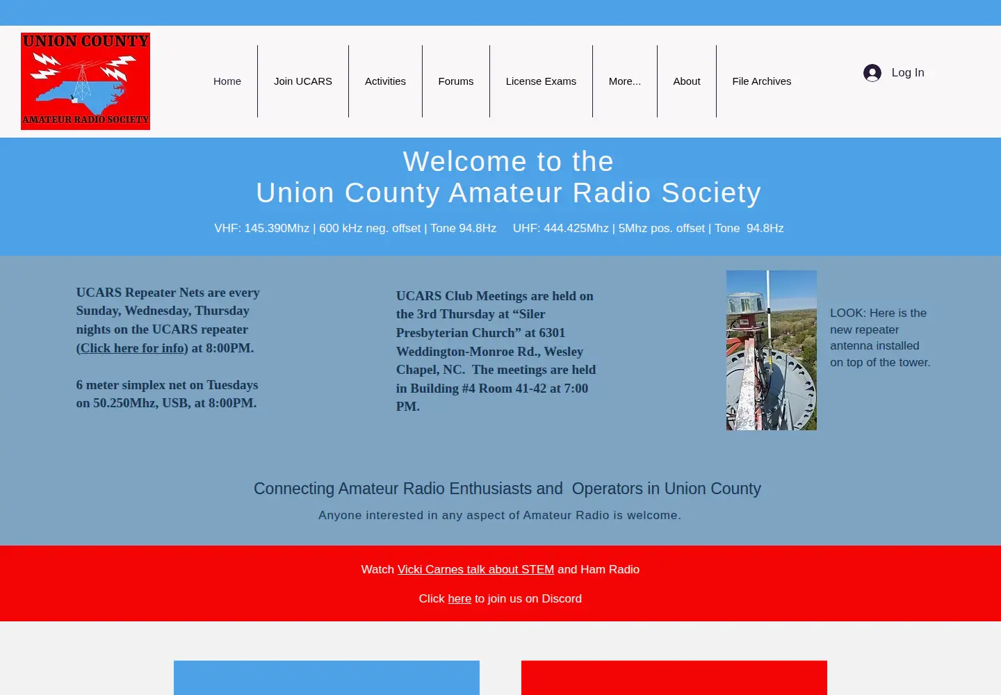 Screenshot of nc4uc.org