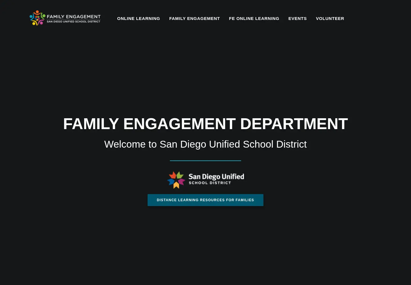 Screenshot of sdusdfamilies.org