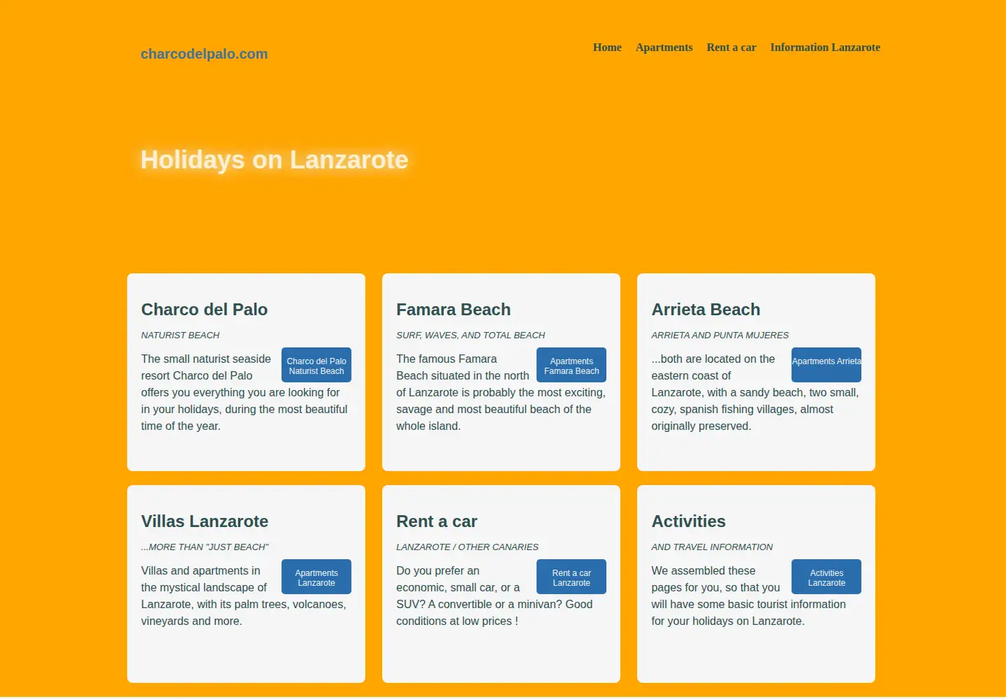 Screenshot of charcodelpalo.com