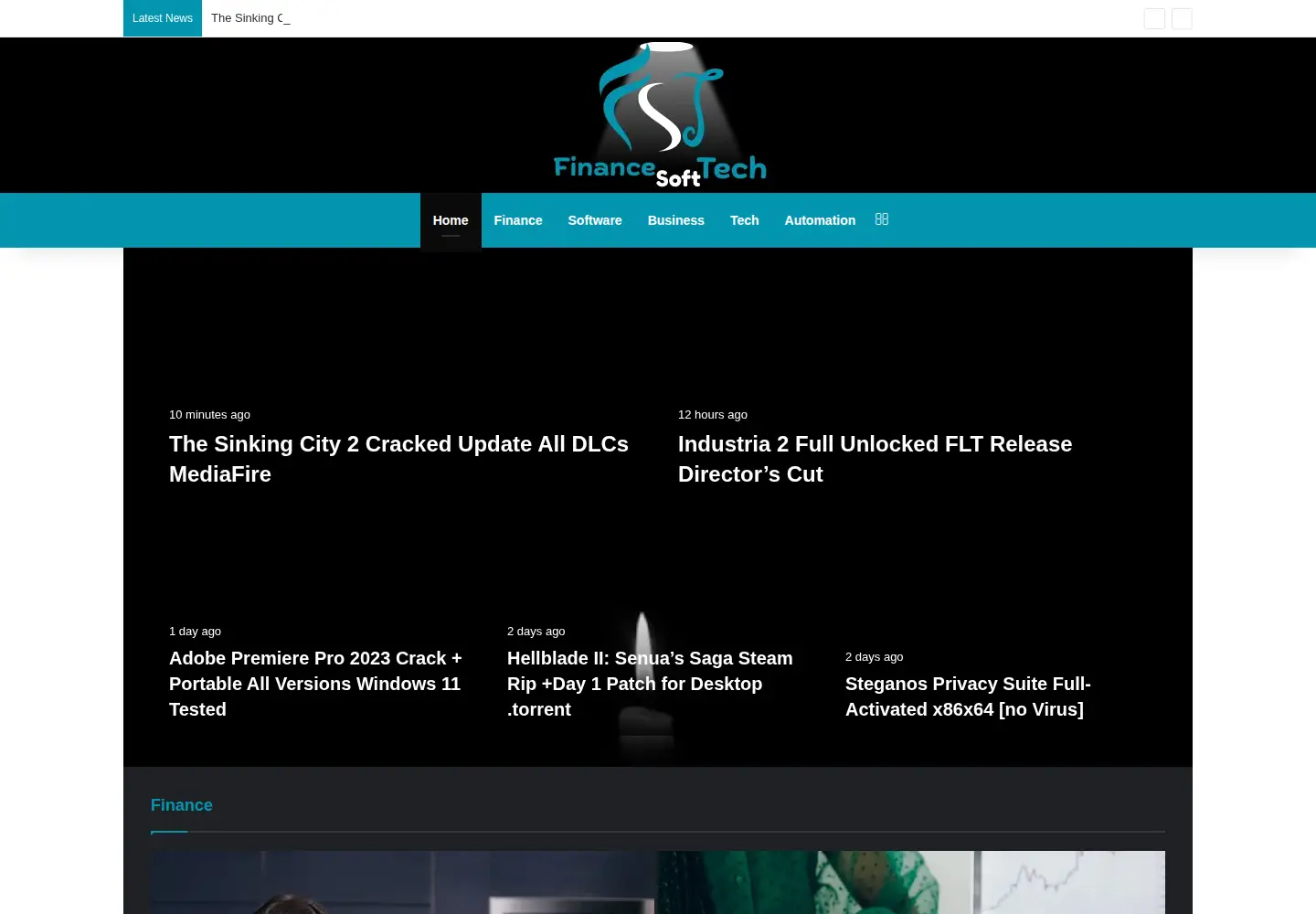 Screenshot of financesofttech.com