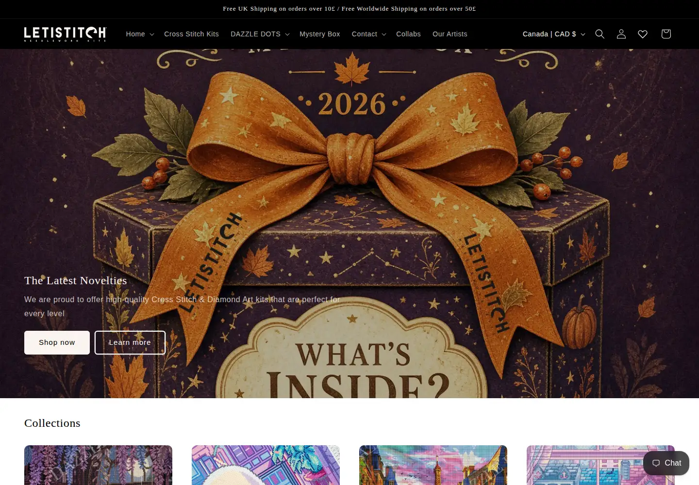 Screenshot of letistitch.com