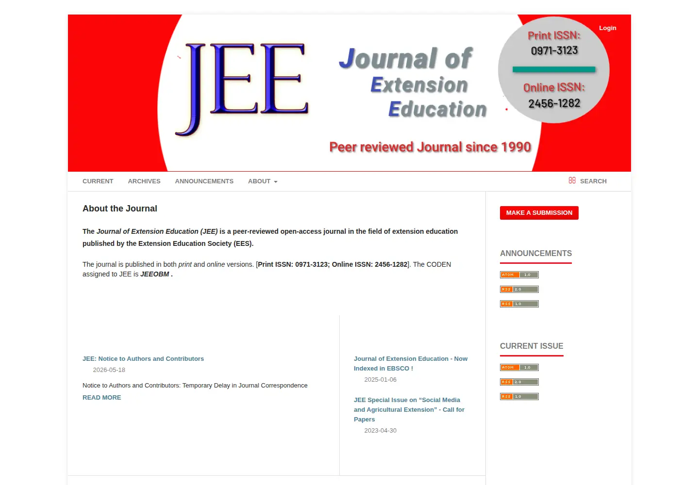 Screenshot of extensioneducation.org
