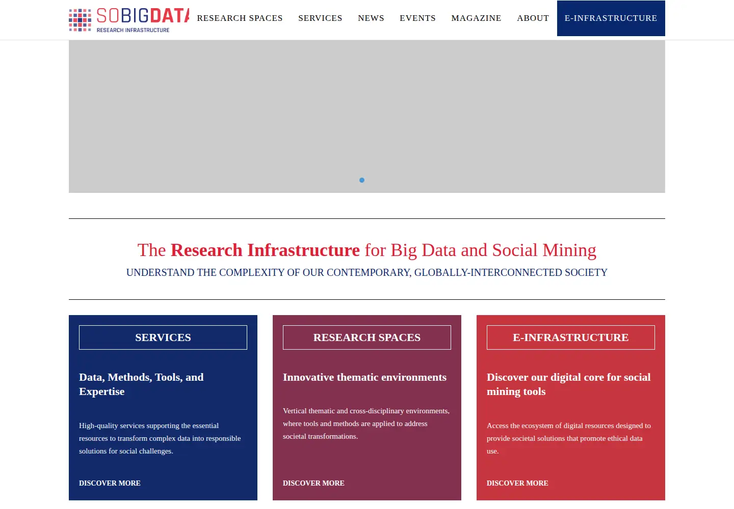 Screenshot of sobigdata.it
