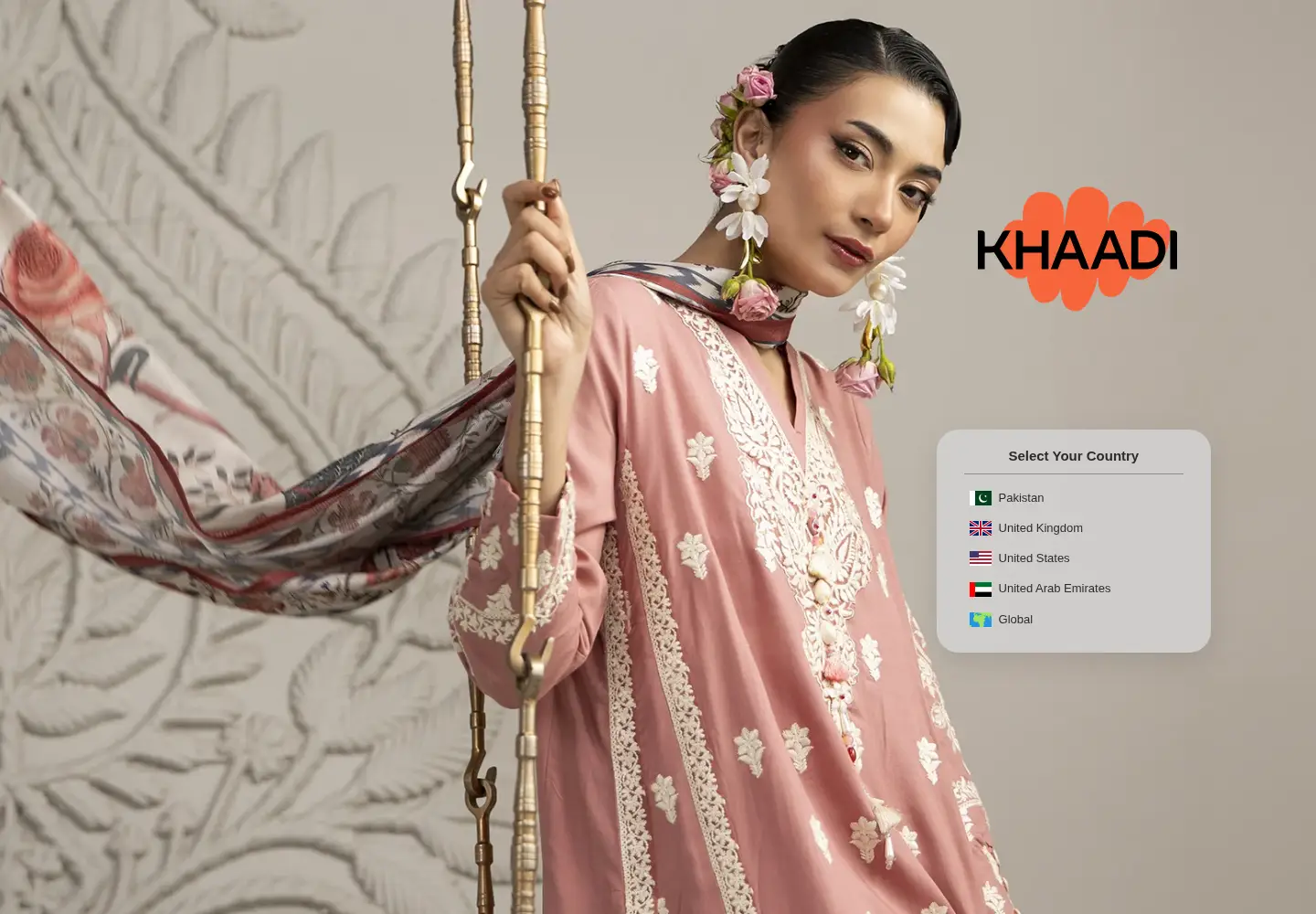 Screenshot of khaadi.com