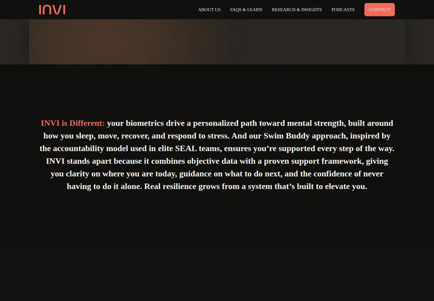 Captured homepage of invimh.com in the current scan