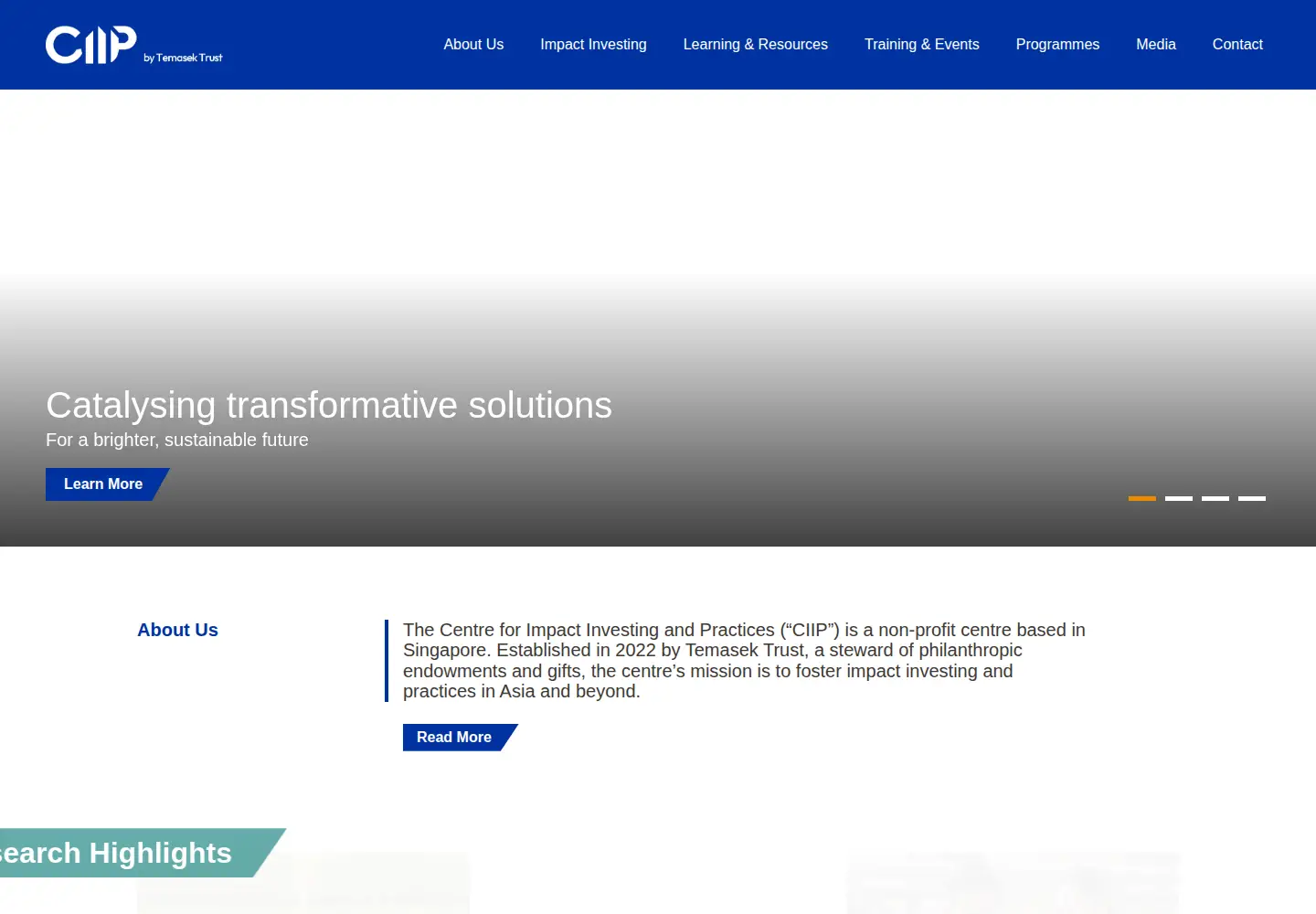 Screenshot of ciip.com.sg