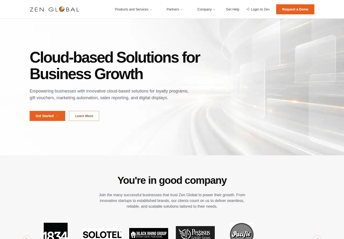 Screenshot of zenglobal.au