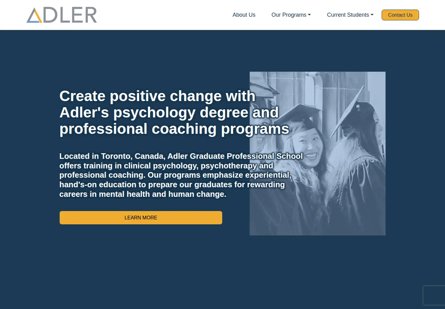 Screenshot of adler.ca