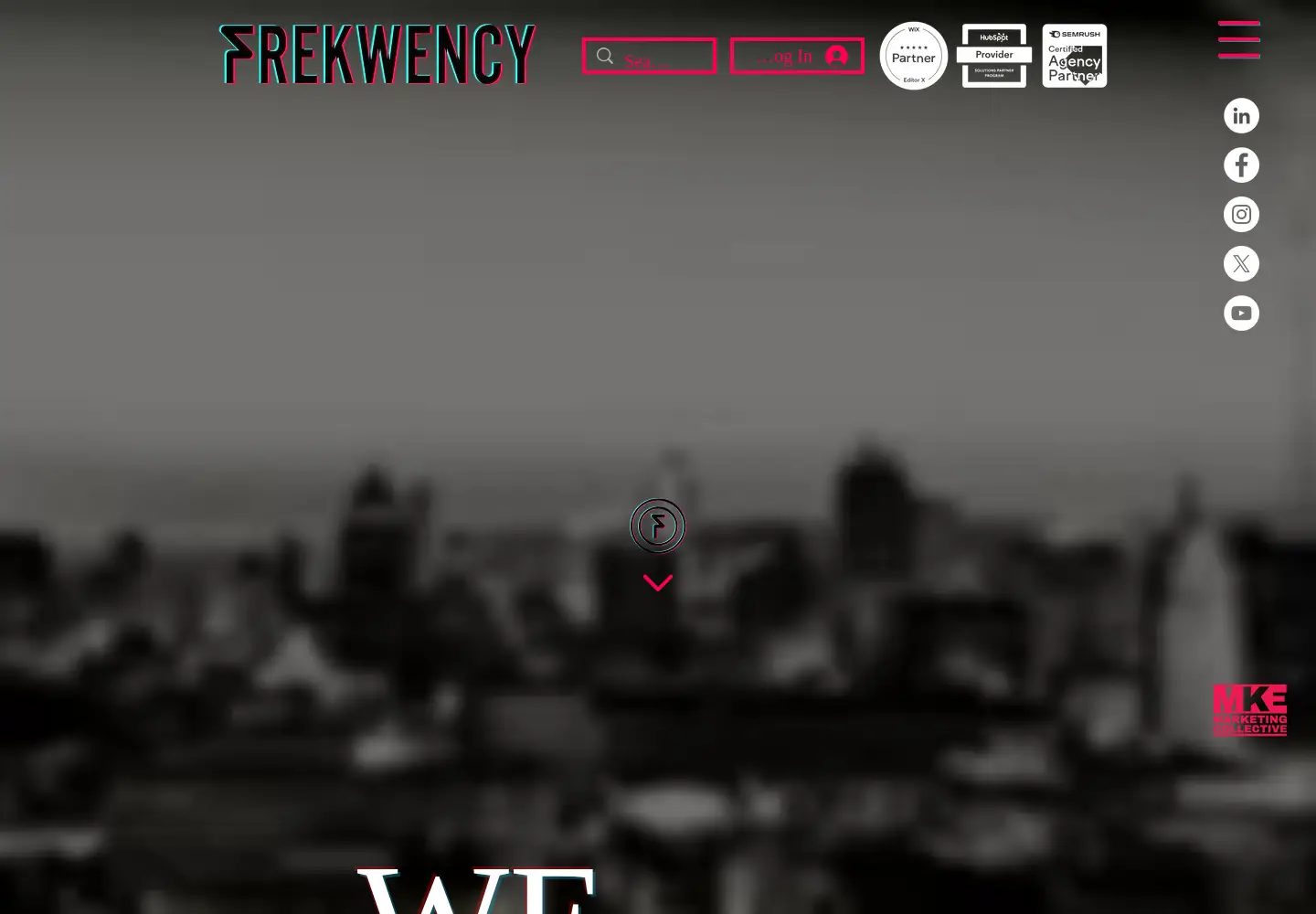 Screenshot of frekwency.com