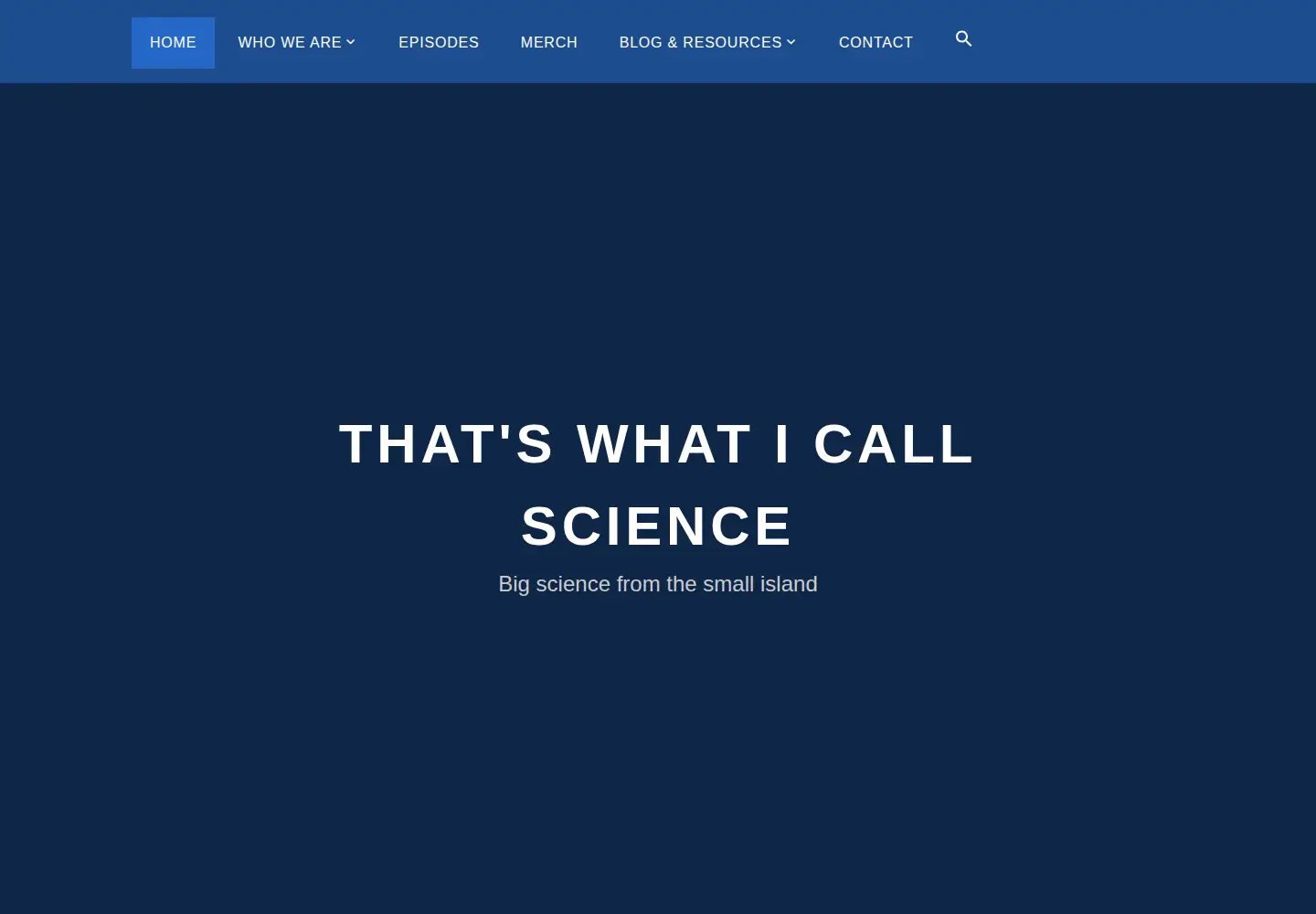 Screenshot of thatsscience.org