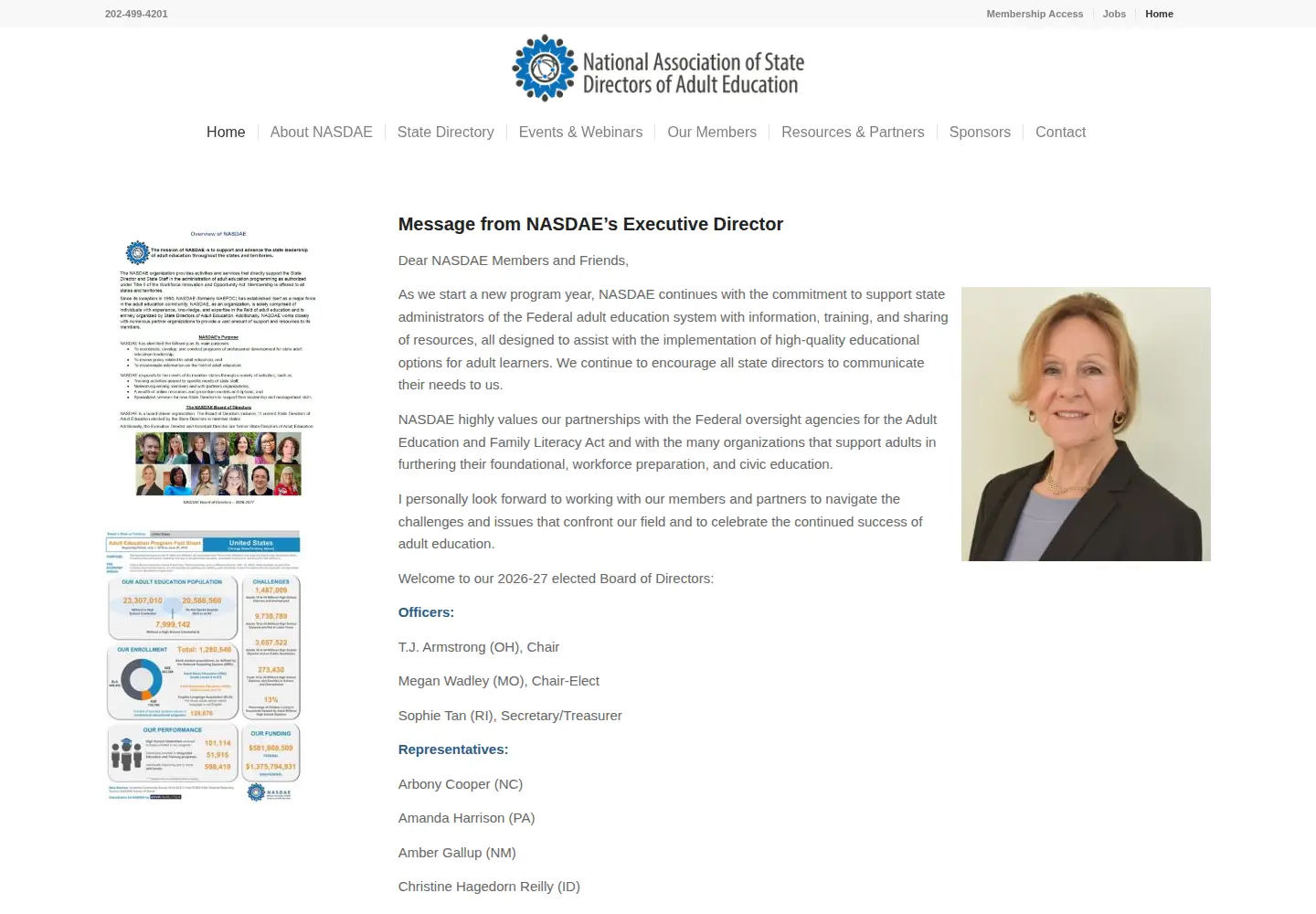 Screenshot of nasdae.org