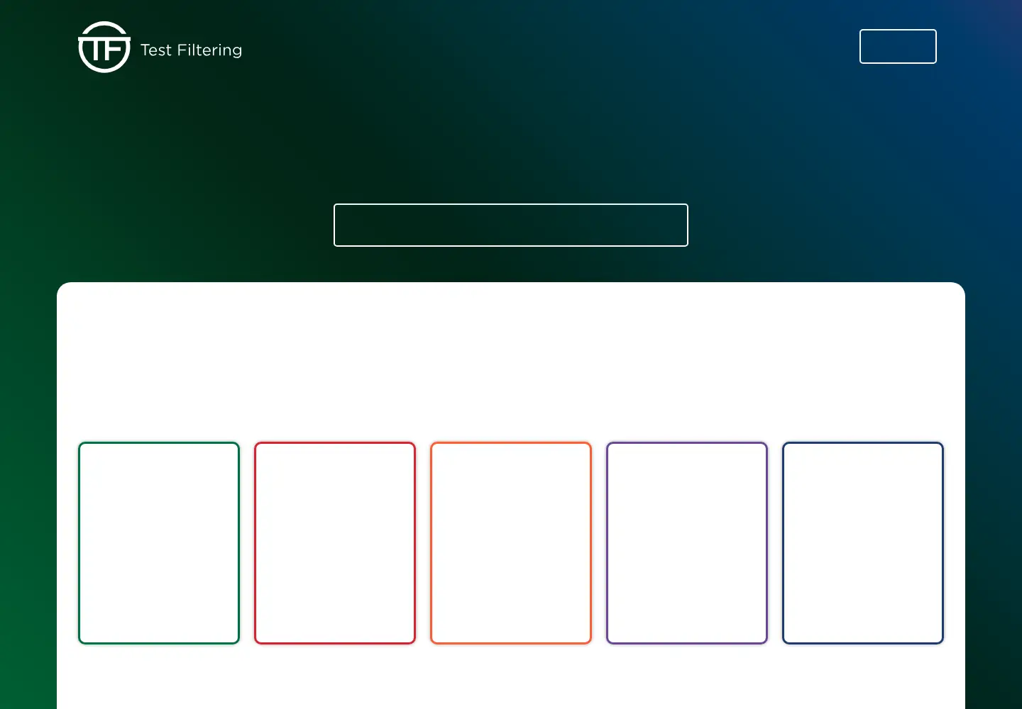 Captured homepage of testfiltering.com in the current scan