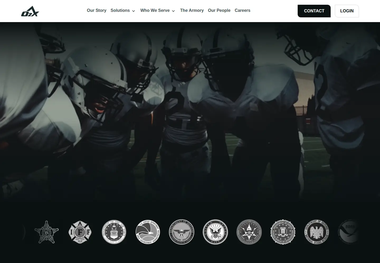 Screenshot of o2x.com