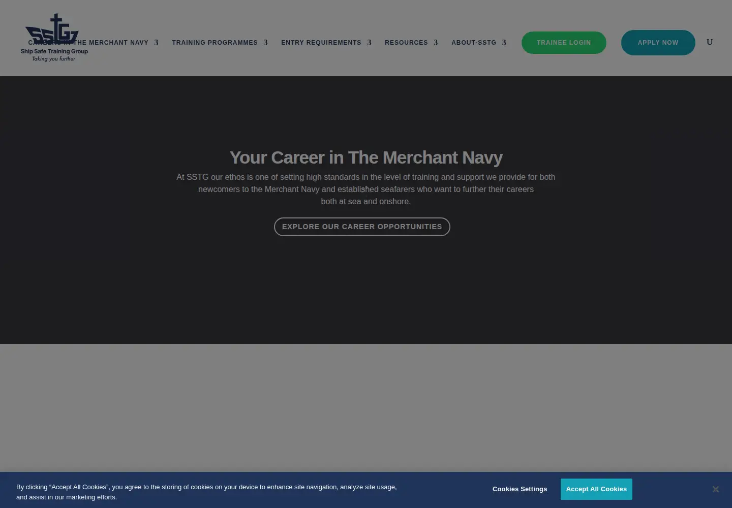 Screenshot of sstg.org