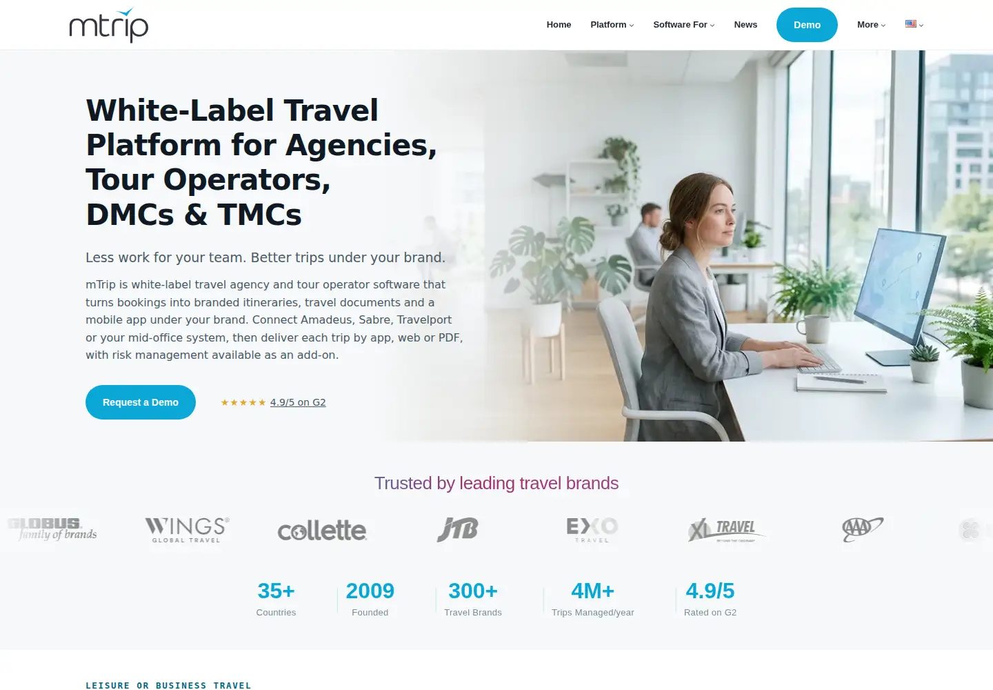 Screenshot of mtrip.com