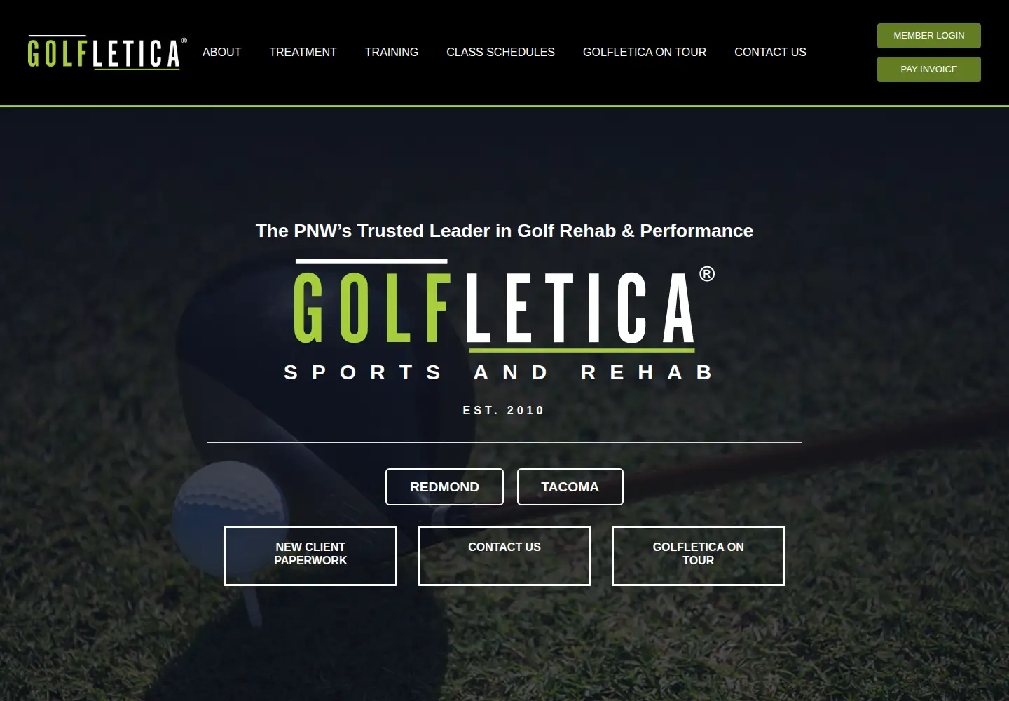Screenshot of golfletica.com
