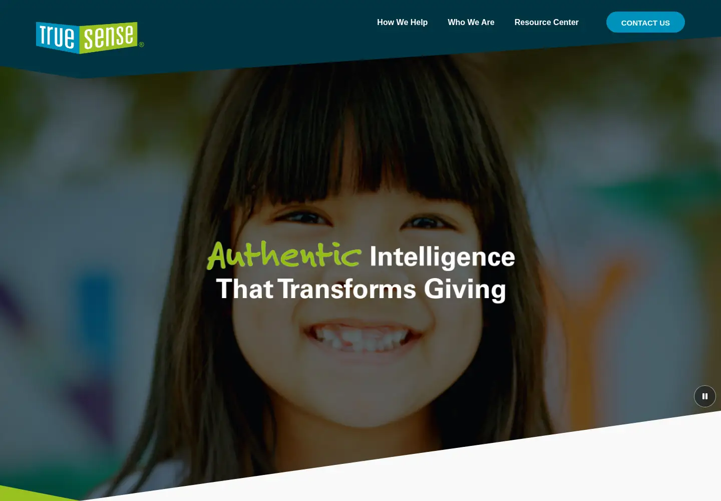 Screenshot of truesense.com