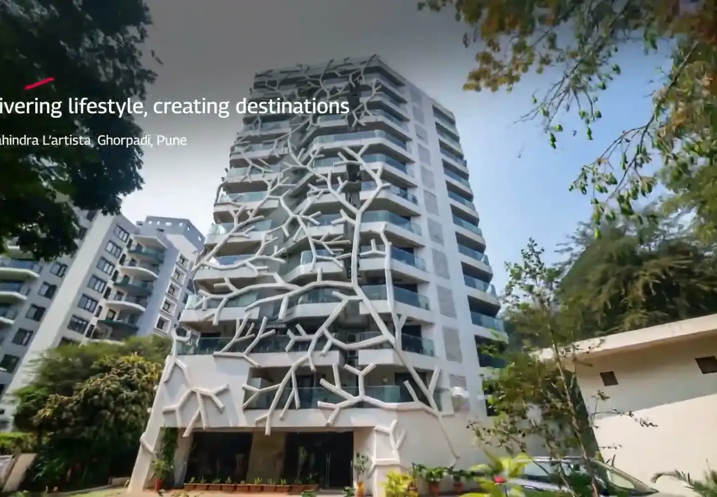 Screenshot of mahindralifespaces.com