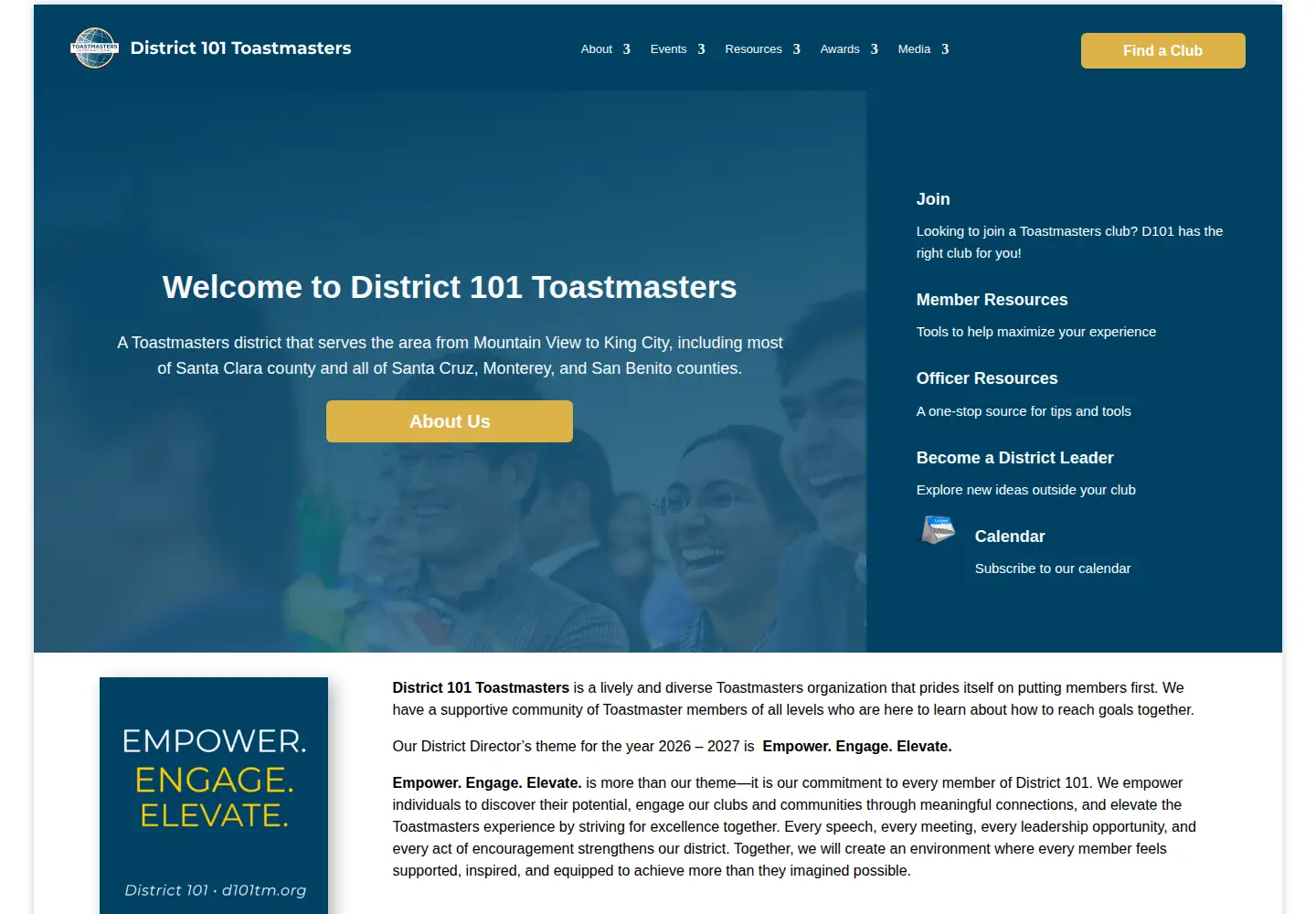 Screenshot of d101tm.org