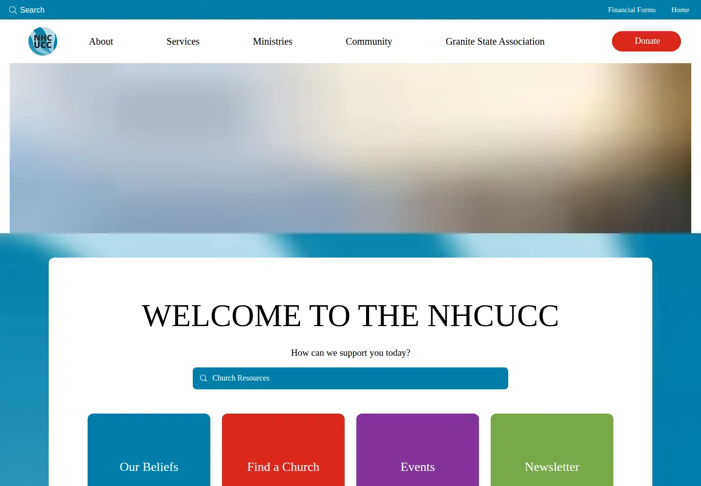 Screenshot of nhcucc.org
