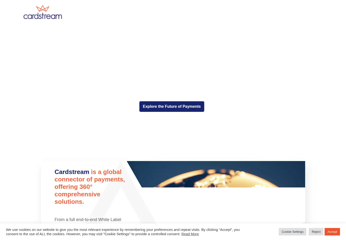 Screenshot of cardstream.com